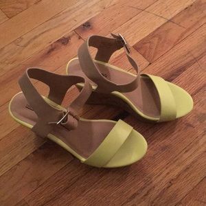 Call It Spring two-tone sandals, NEW, never worn